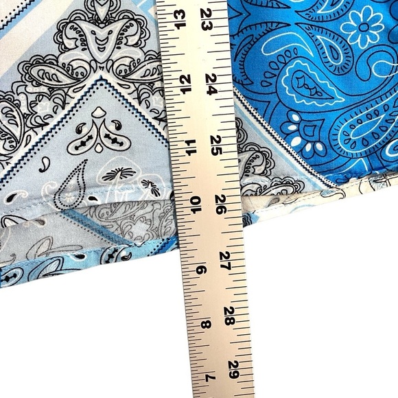 DeFacto Viscose Bandana Mushroom Print Lightweight Button Down Blouse, XSmall - Picture 6 of 12